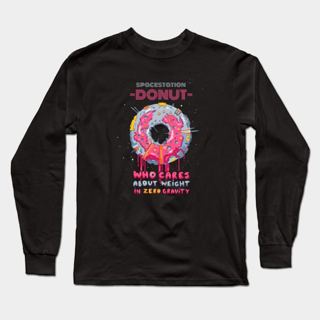 Donut Long Sleeve T-Shirt by Ninja Jo